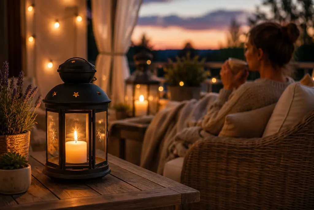 Lanterne à bougie : avantages pour créer une ambiance détente